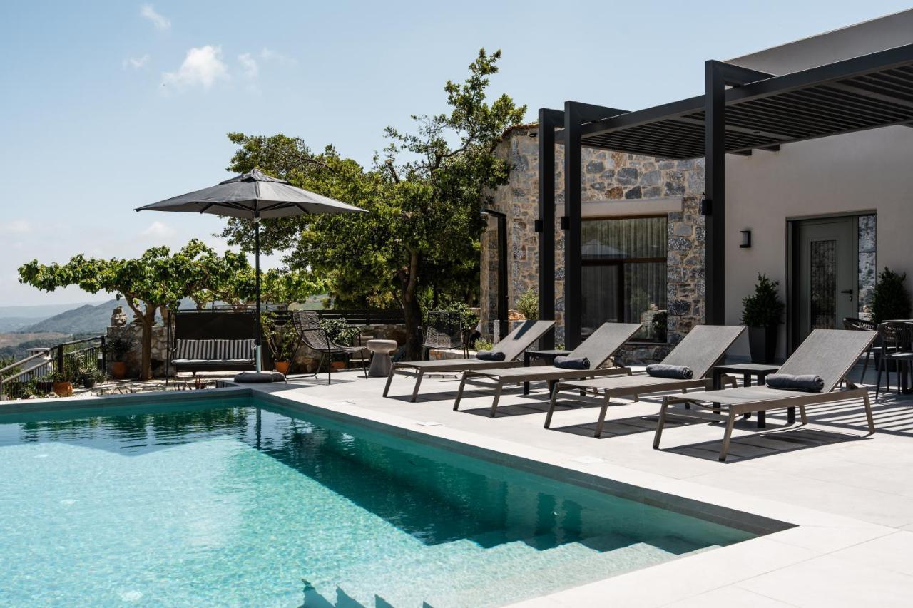Eumelia Iconic Villa, With Heated Pool & Whirlpool, By Thinkvilla Asi Gonia Exterior foto