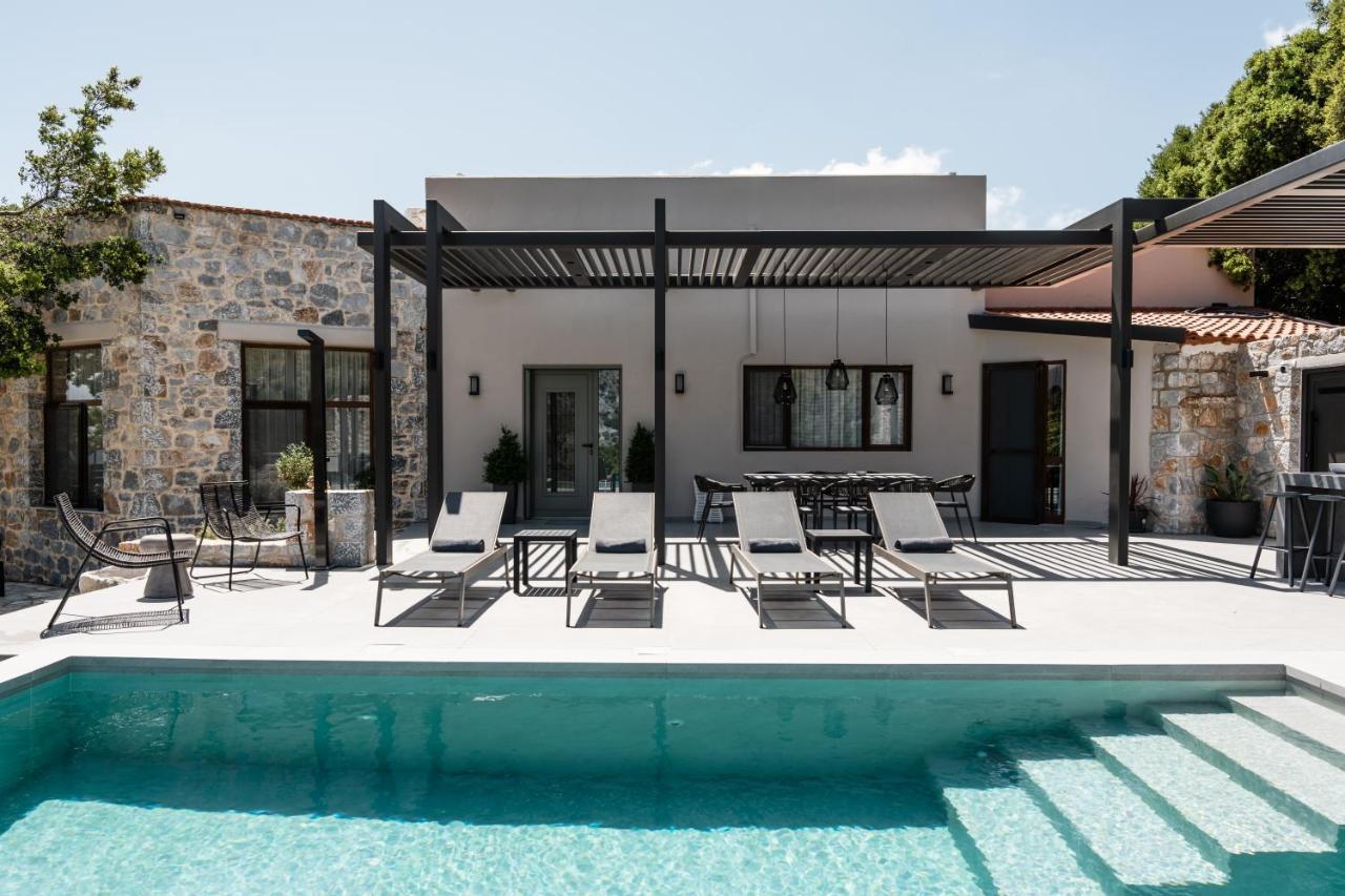 Eumelia Iconic Villa, With Heated Pool & Whirlpool, By Thinkvilla Asi Gonia Exterior foto