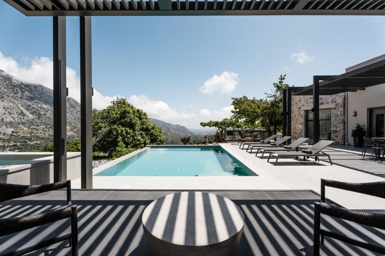 Eumelia Iconic Villa, With Heated Pool & Whirlpool, By Thinkvilla Asi Gonia Exterior foto